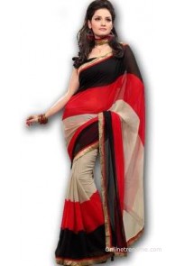 Silkbazar Printed Fashion Chiffon Sari